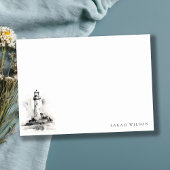 白黒ライトハウススケ航海のッチ結婚ズ ノートカード