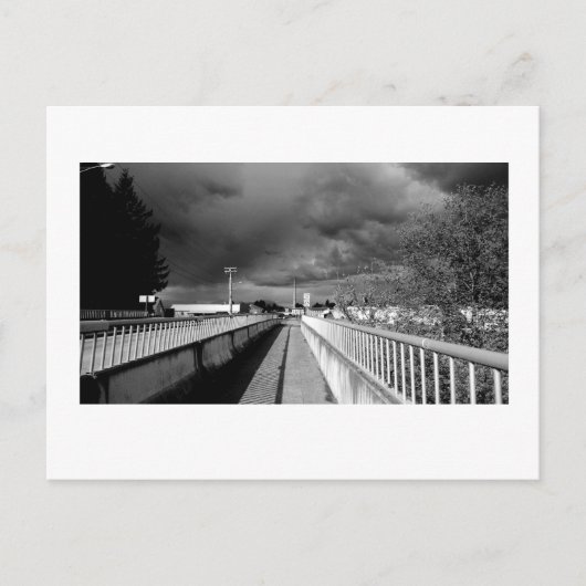 白黒ライト2 ポストカード (正面)