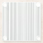 白黒ライン ガラスコースター (裏面)