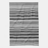 白黒ライン キッチンタオル (縦)