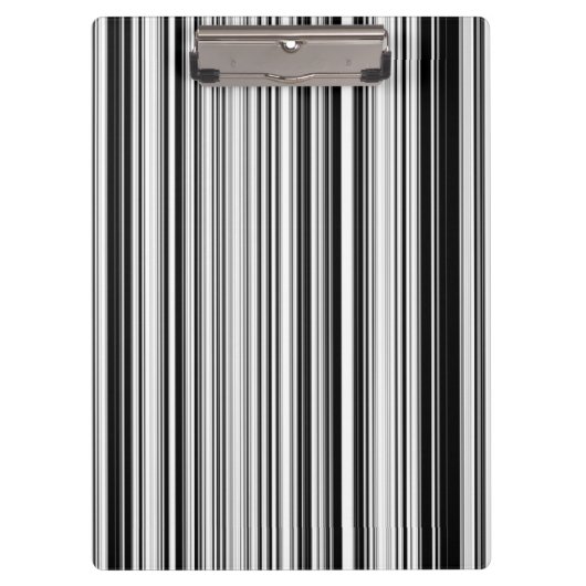 白黒ライン クリップボード (正面)
