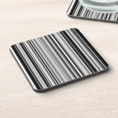 白黒ライン コースター (左側)