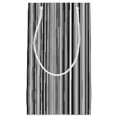 白黒ライン スモールペーパーバッグ (正面)