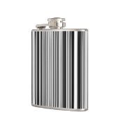 白黒ライン フラスク (左)