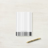 白黒ライン ポストイット (デスク上)