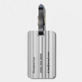 白黒ライン ラゲッジタグ (裏面縦)