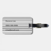 白黒ライン ラゲッジタグ (裏面横)