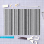 白黒ライン 薄葉紙 (クラフト)