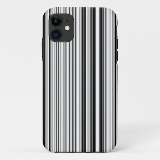 白黒ライン Case-Mate iPhoneケース (裏面)