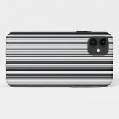 白黒ライン Case-Mate iPhoneケース (裏面(横))