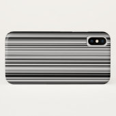 白黒ライン Case-Mate iPhoneケース (裏面(横))