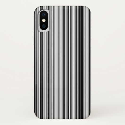 白黒ライン Case-Mate iPhoneケース (裏面)