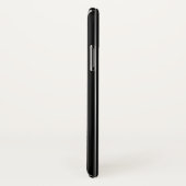 白黒ライン Case-Mate iPhoneケース (裏面/右)