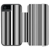 白黒ライン INCIPIO iPhoneウォレットケース (フォリオ Open)