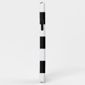 白黒ラグビーストライプズイニシャルA Case-Mate iPhoneケース (裏面/右)