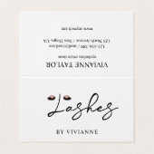 白黒ラッシュビジネスシンプルカード 名刺 (外部フラット)