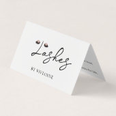 白黒ラッシュビジネスシンプルカード 名刺 (正面)