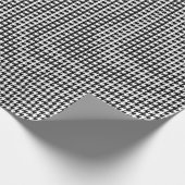 白黒ラッピング千鳥格子の紙 ラッピングペーパー (角)