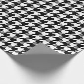 白黒ラッピング千鳥格子の紙 ラッピングペーパー (角)