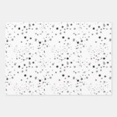 白黒ラッピング紙シートセット#2 ラッピングペーパーシート (正面2)