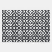 白黒ラッピング紙フラットシートセット3 ラッピングペーパーシート (正面2)