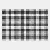 白黒ラッピング紙フラットシートセット3 ラッピングペーパーシート (正面)