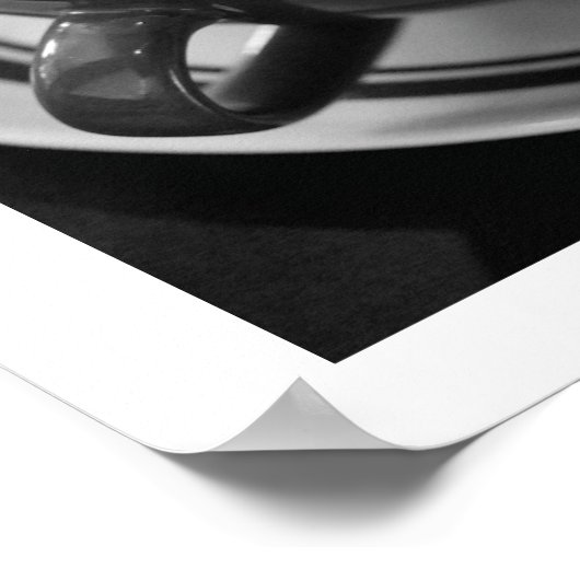 白黒ラテ ポスター (角)