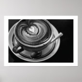 白黒ラテ ポスター (正面)