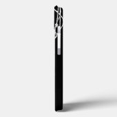 白黒ラブバスケットボール Case-Mate iPhoneケース (裏面 / 左)