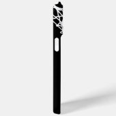 白黒ラブバスケットボール Case-Mate iPhoneケース (裏面 / 右)