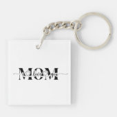 白黒ラブユープリント キーホルダー (裏面)