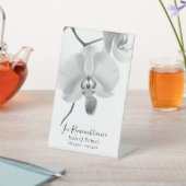 白黒ランが生命の幹お祝いに 台座サイン (インサイチュ)