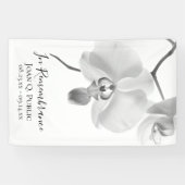 白黒ランが生命の幹お祝いに 横断幕 (横)