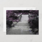 白黒ランドスケープ橋の写真 ポストカード (正面/裏面)