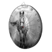 白黒ランニングズホースフリーダム ダーツボード (正面右)