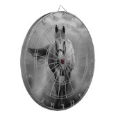 白黒ランニングズホースフリーダム ダーツボード (正面左)