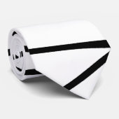 白黒リニアジオメトリ ネクタイ (ロール)