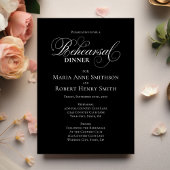 白黒リハーサルのディナータイムライン 招待状