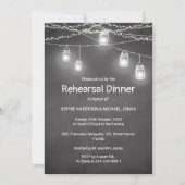 白黒リハーサルディナーシャルボード 招待状 (正面)