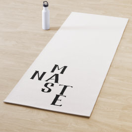 白黒リバーシブルナマステ ヨガマット