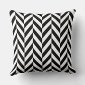 白黒リバーシブルヘリンボーンPIllow クッション (裏面)