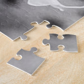 白黒リリーパズル ジグソーパズル (側面)