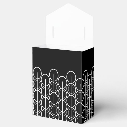 白黒リンク楕円パター感謝していンユギフトボックス フェイバーボックス (オープン)