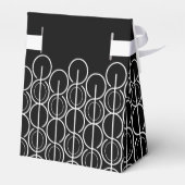 白黒リンク楕円パター感謝していンユギフトボックス フェイバーボックス (裏面サイド)