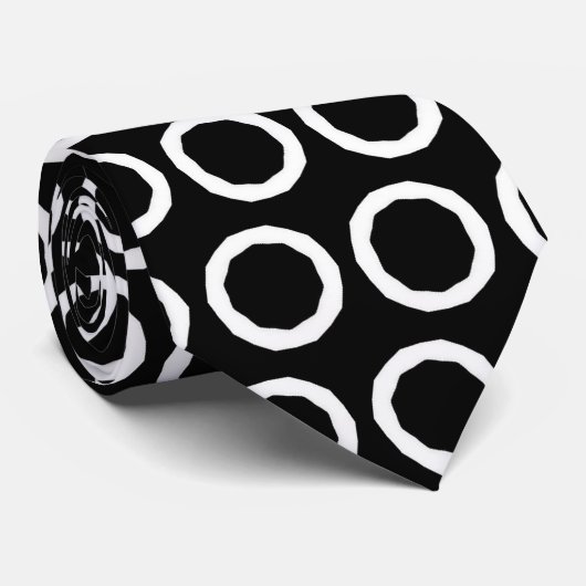 白黒リングや輪 – タイ (ロール)