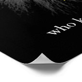 白黒リーダーシップやる気を起こさせる引用文ライオン ポスター (角)