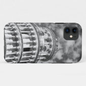 白黒リーニングタワーオブピサイタリア Case-Mate iPhoneケース (裏面(横))