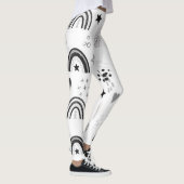 白黒レインボーミニマルリング レギンス (右)