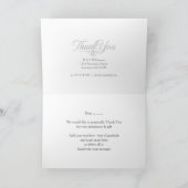 白黒レエレガントースサンキューカード サンキューカード (内部)