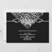 白黒レオパード30thダイヤモンドジュエル 招待状 (裏面)